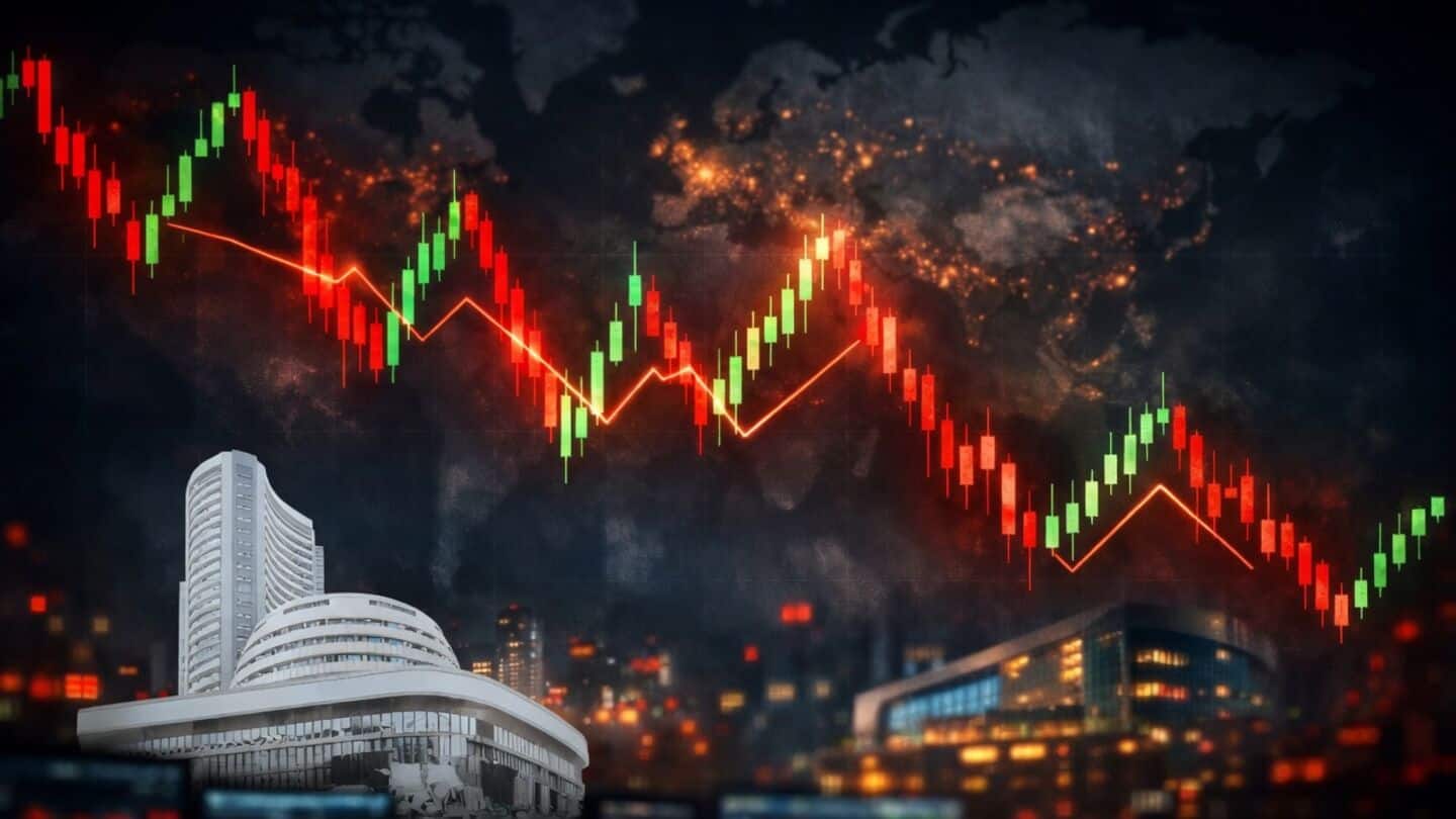 India's Sensex drops over 300 points on oil price spike