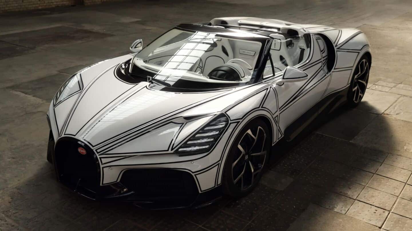 Bugatti unveils W16 Mistral Blanc Eternel with KPM porcelain accents