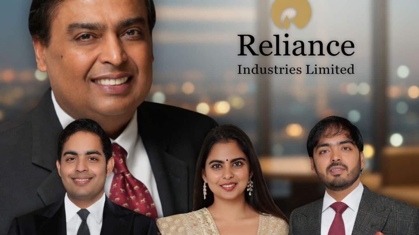 Mukesh Ambani says Akash, Isha, Anant nearly run Reliance Industries