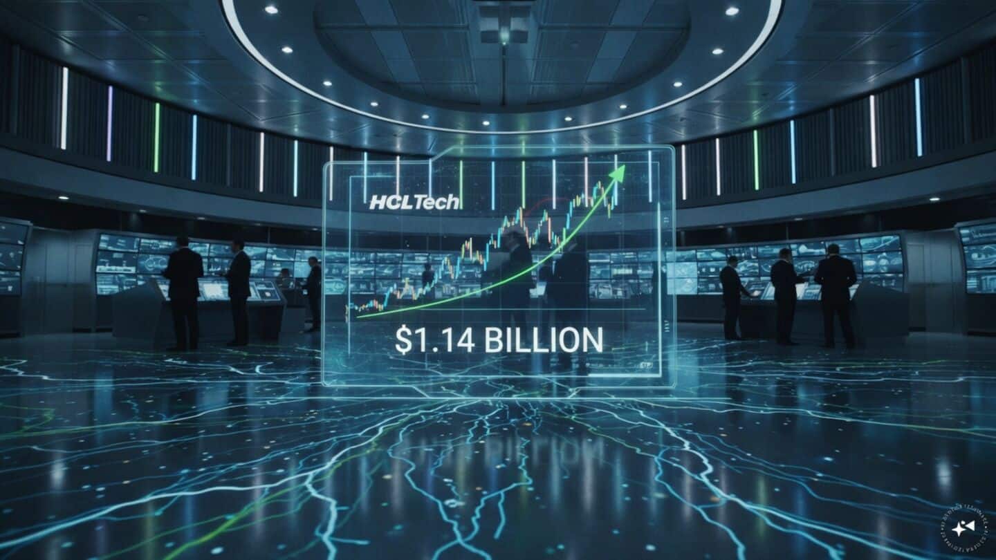 HCL Technologies lands $1.14B AI contract while shares under pressure