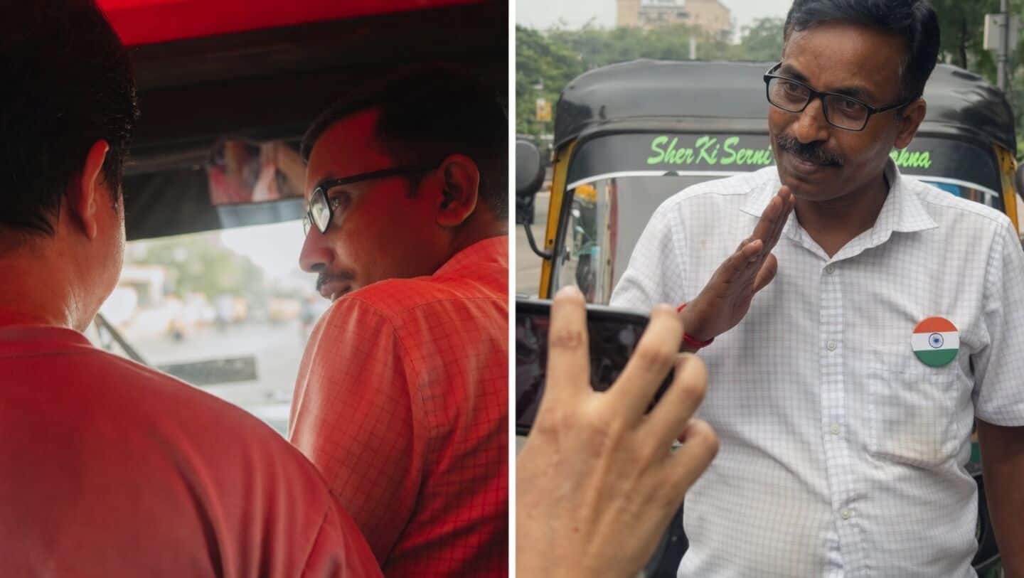 Delhi's Rakesh Kumar Yadav offers free rides during CJP protests