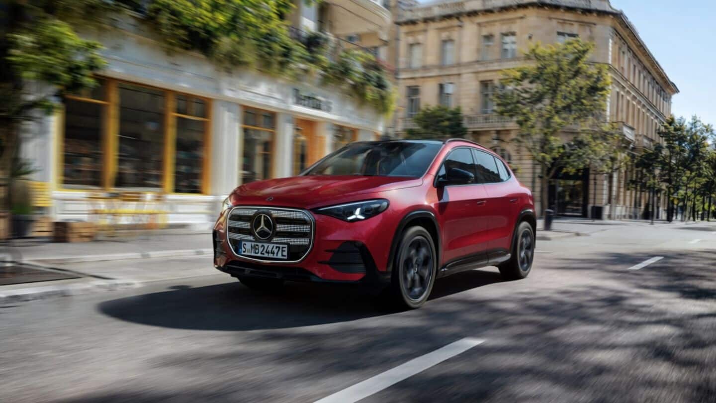 Mercedes-Benz unveils GLA electric SUV with 268 and 349hp