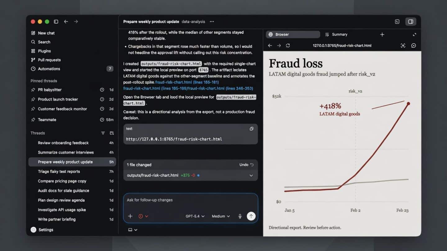 OpenAI updates Codex desktop with macOS control and web browsing