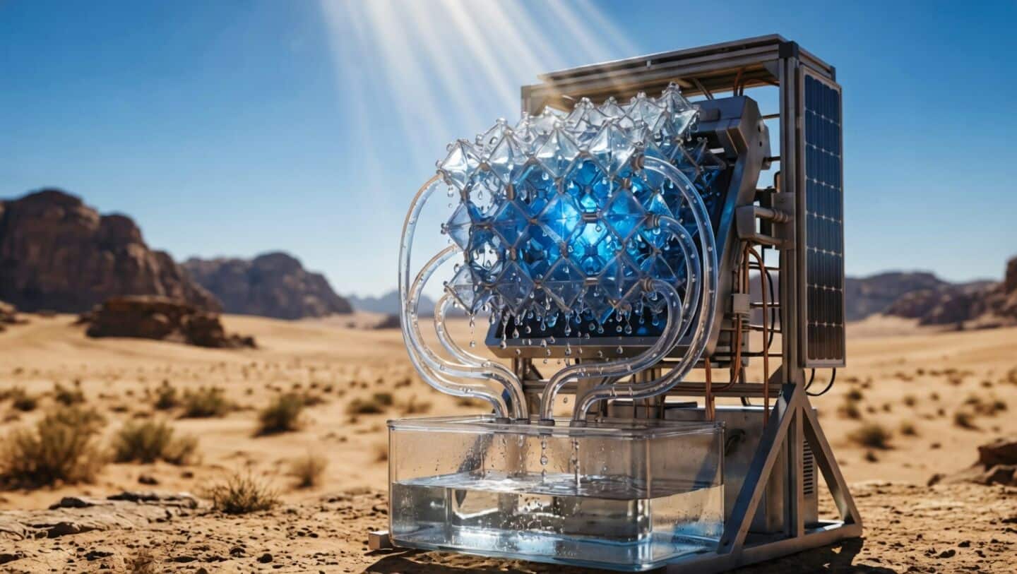 University of Iowa scientists develop sunlight-powered crystals for drinking water
