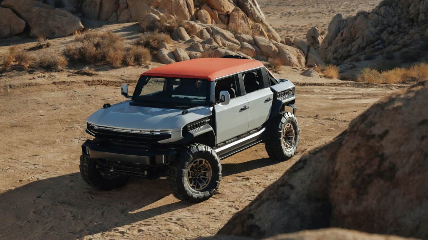 GM unveils all electric Hummer X concept at Pasadena studio