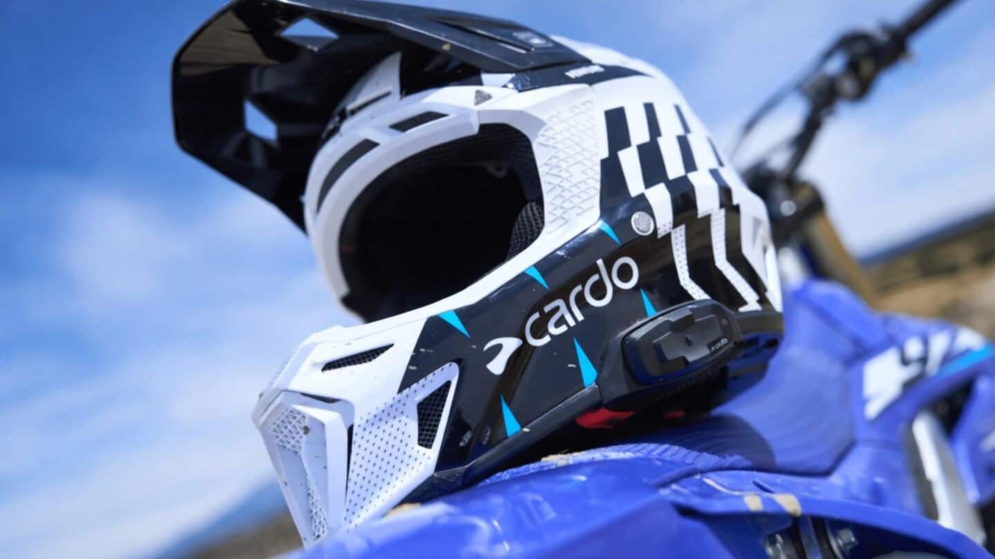 Cardo Systems launches Venture motocross helmet with JBL mesh communication