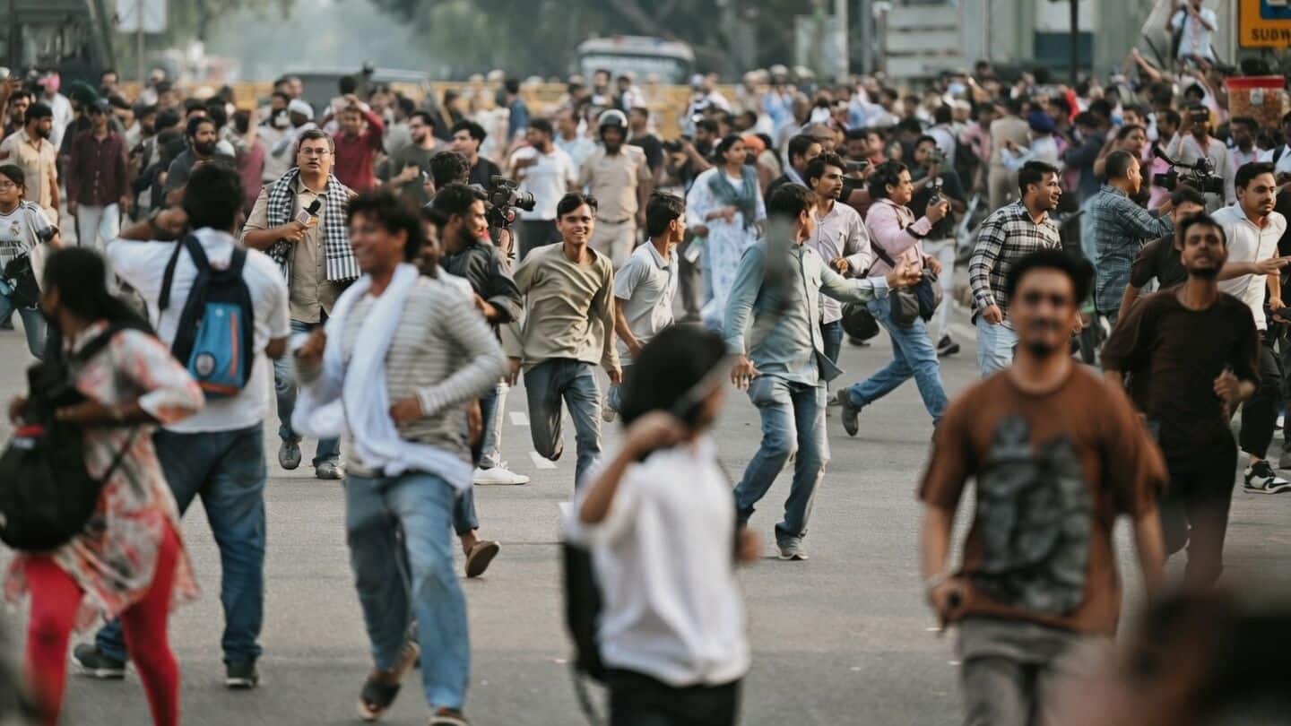 Delhi police prevent regrouping after protest demanding Gyanesh Kumar's resignation