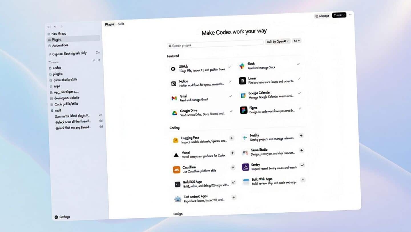 OpenAI upgrades Codex with plug-ins to match Claude Code