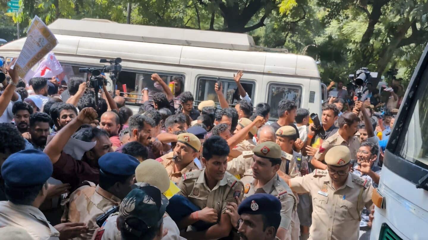 Delhi protests demand Chief Election Commissioner Gyanesh Kumar step down
