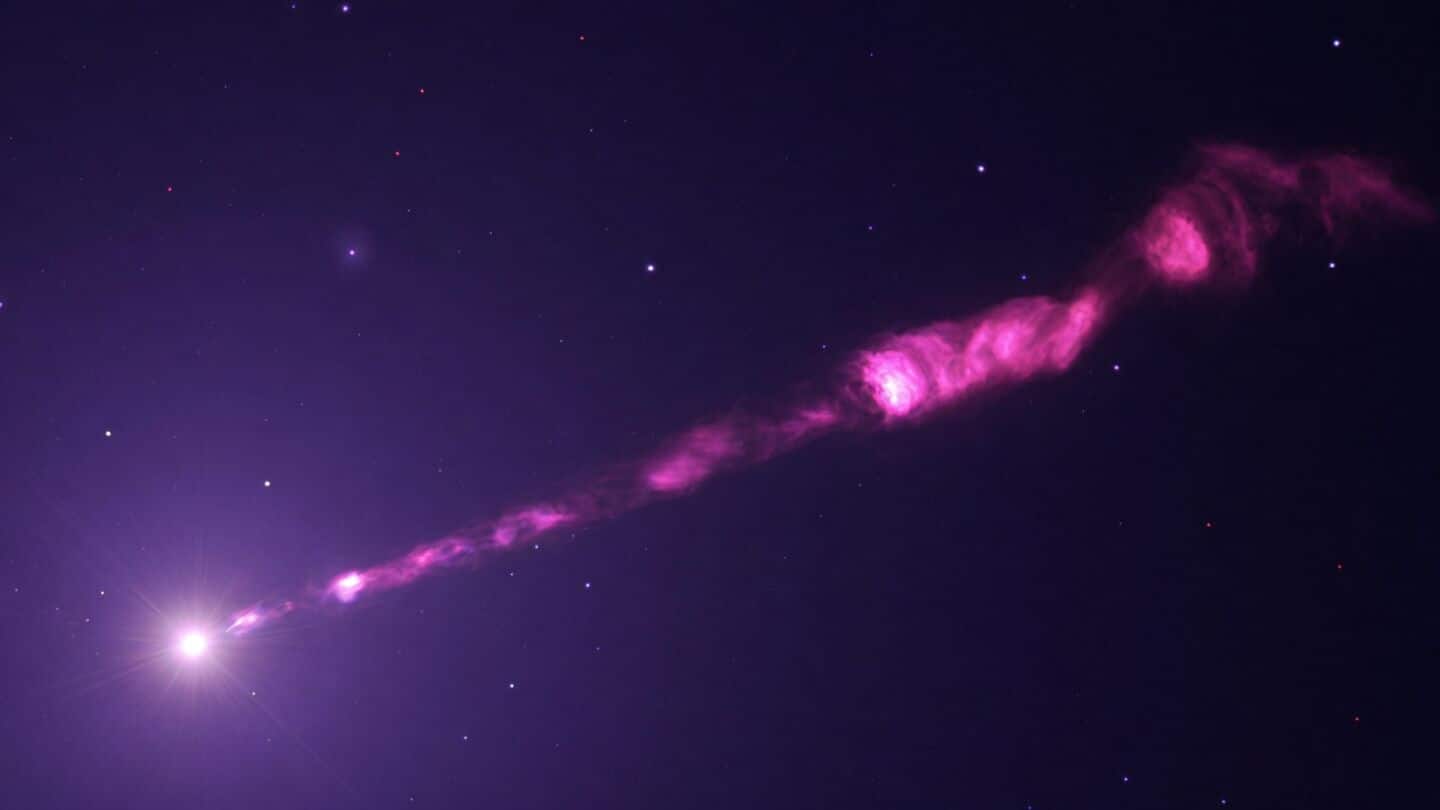 NASA Chandra reveals most detailed M87 black hole jet