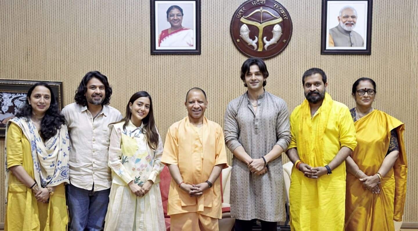 Adityanath blesses 'Krishnavataram' team in Lucknow, film spotlights Sanatan Dharma