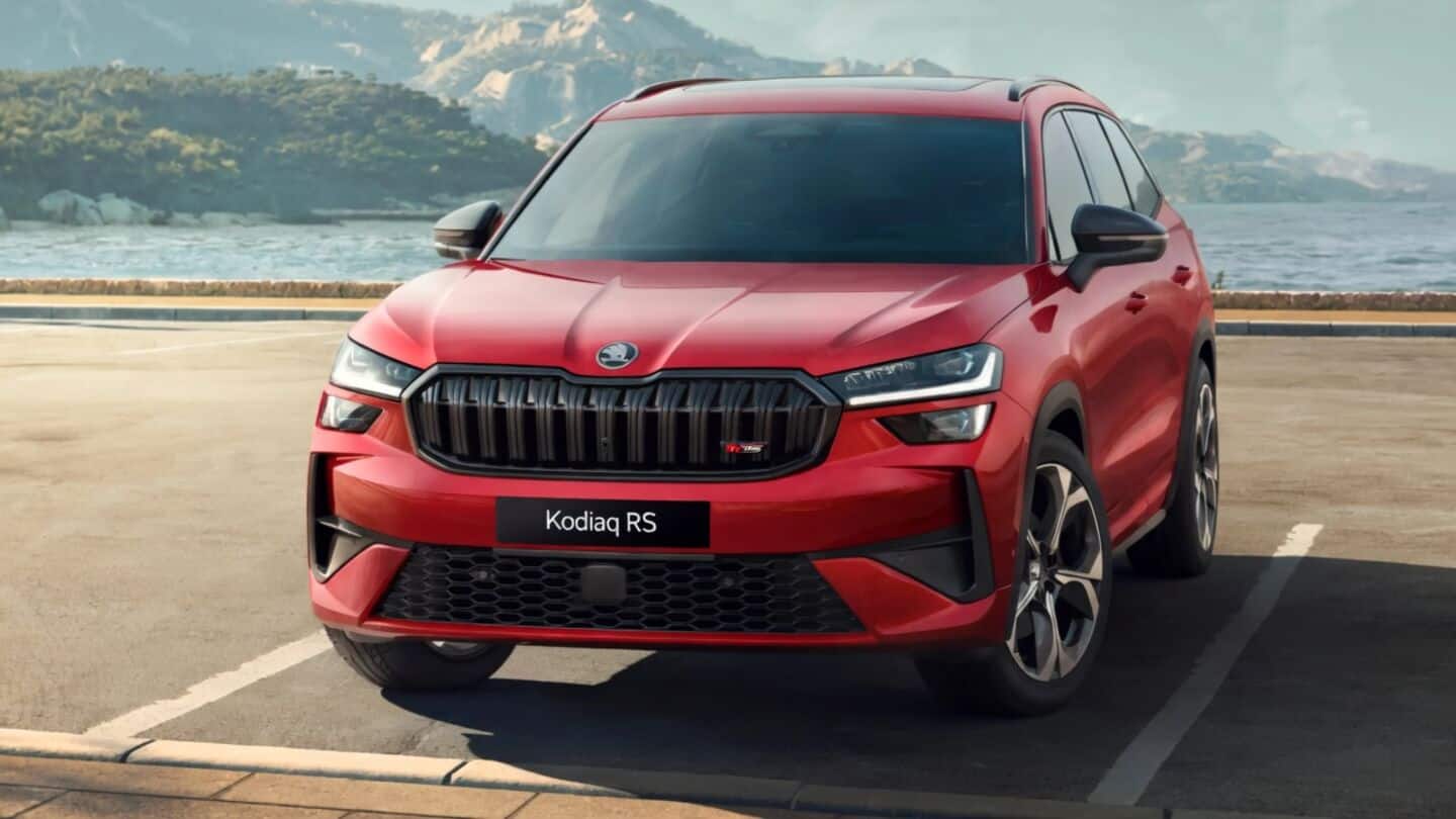 Skoda Kodiaq RS debuts in India, bookings start June 22