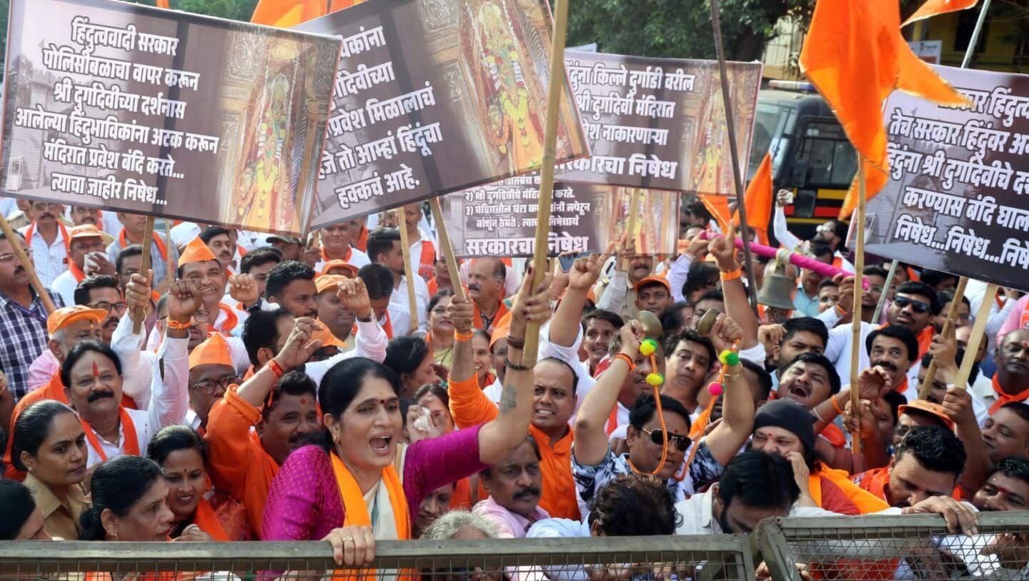 Temple access halted at Durgadi Fort sparks Bakrid protests