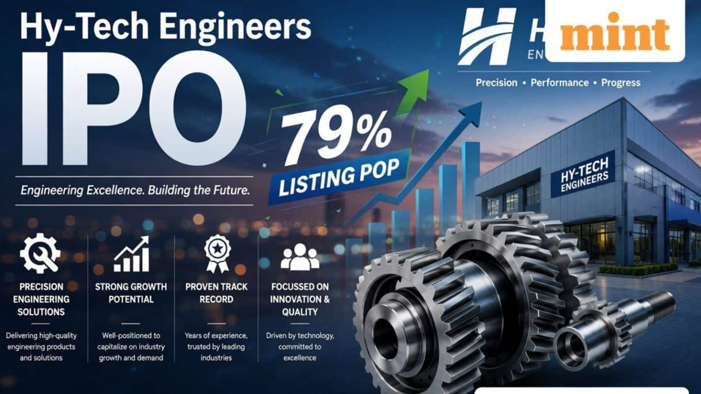 Hy-Tech Engineers IPO oversubscribed 244.41 times, lists September 1
