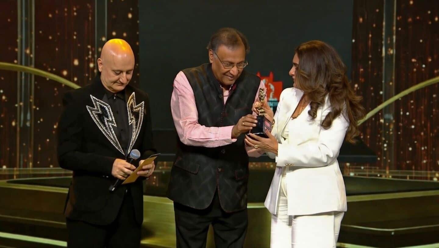 Panday wins Breakthrough New Actor (Male) for 'Saiyaara' in Mumbai