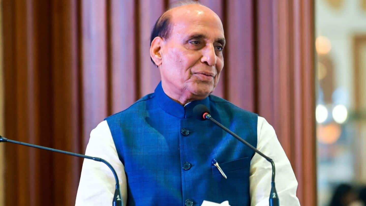 Defense Minister Rajnath Singh says strength and capability maintain peace