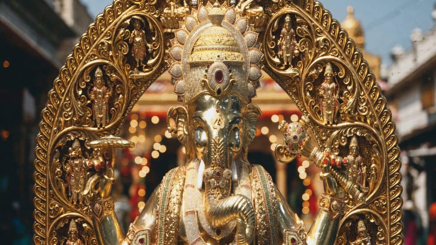 Lichi Pearl Set Jewels installs diamond-studded Ganesha idol in Hyderabad