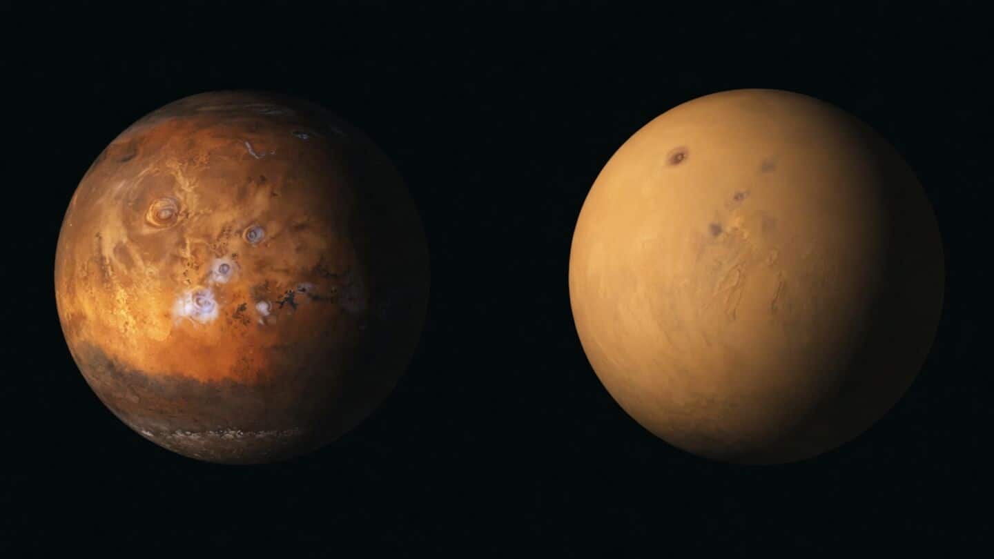 Mission data show solar storms intensify Martian dust storms
