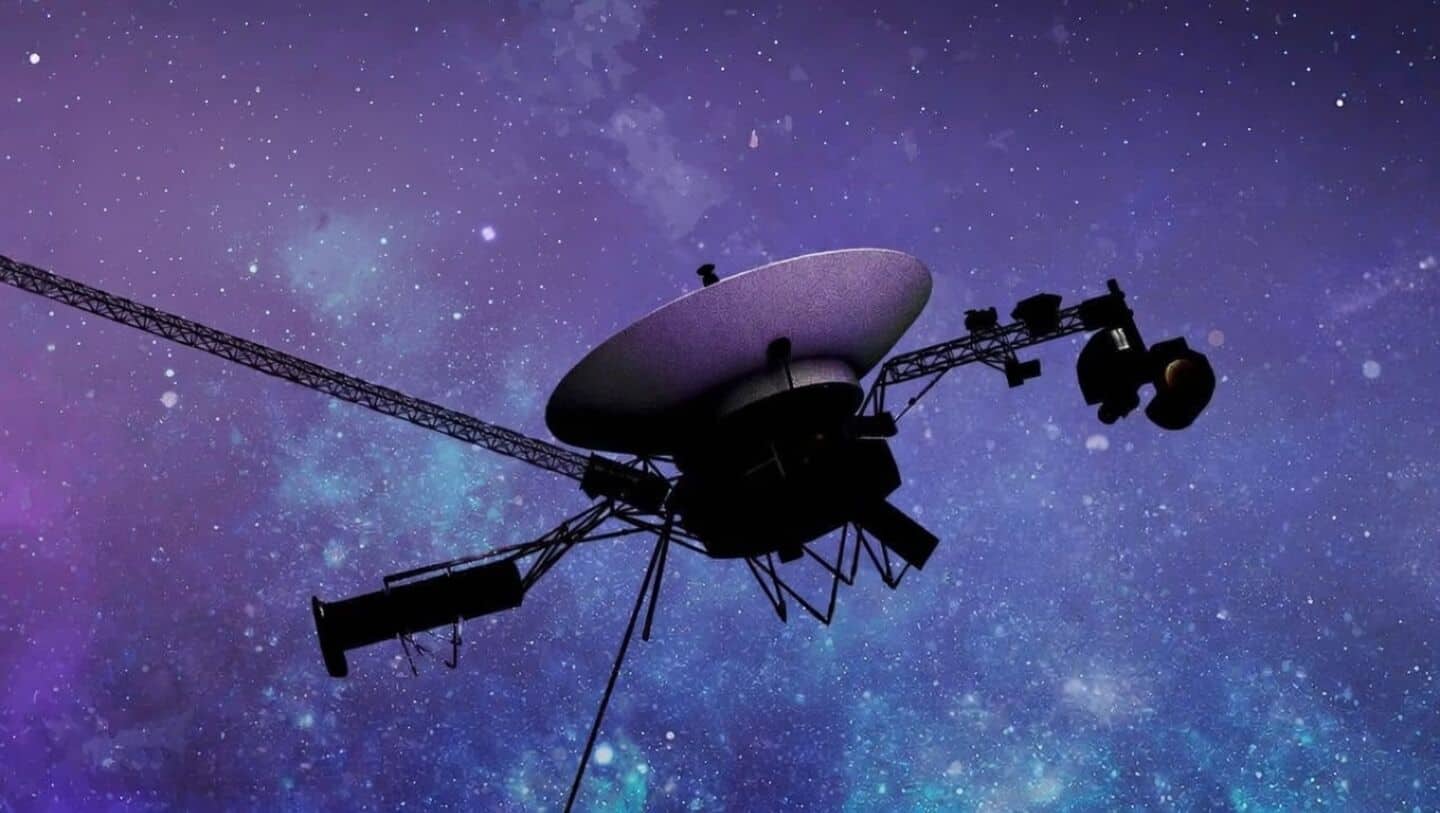 NASA's Voyager 1 launched 1977 now 15.9 billion miles away