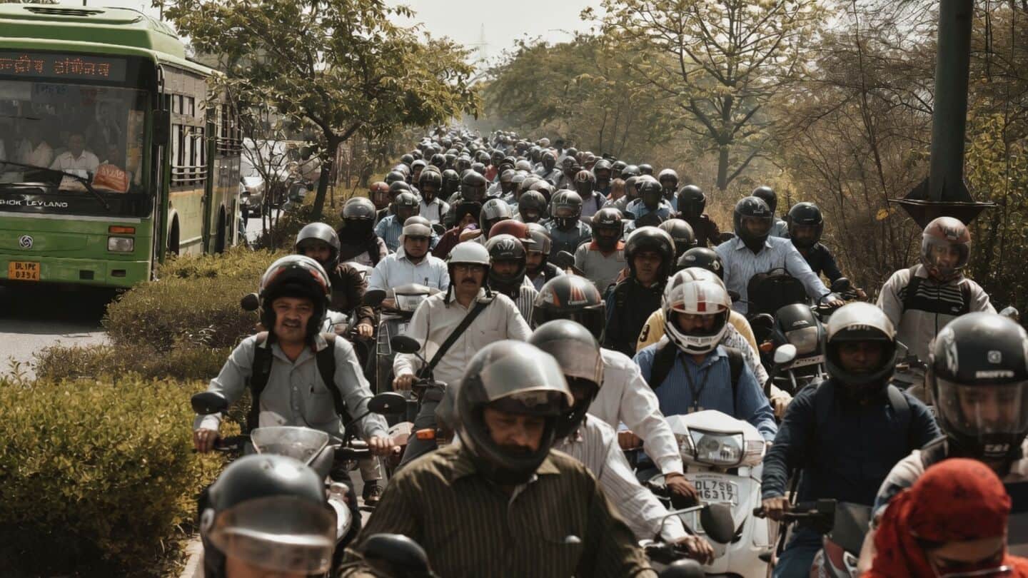 Delhi bans new gasoline 2-wheeler registrations from April 1 2028