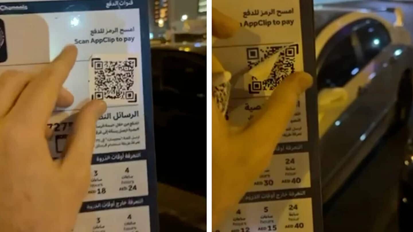 Dubai's parking scam: Watch out for fake QR codes