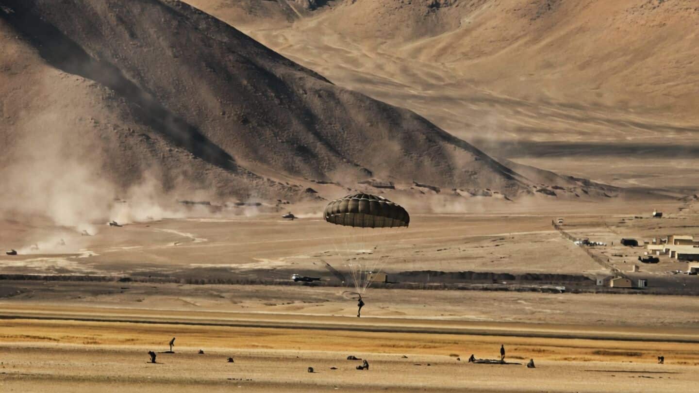 DRDO tests AHAP in Ladakh to validate mass paratrooper drops