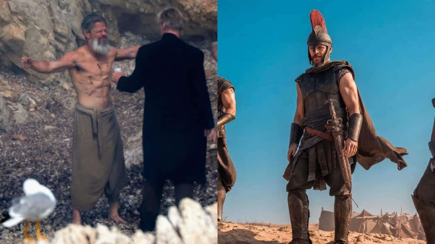 Damon debuts gray beard and chiseled physique in 'The Odyssey'