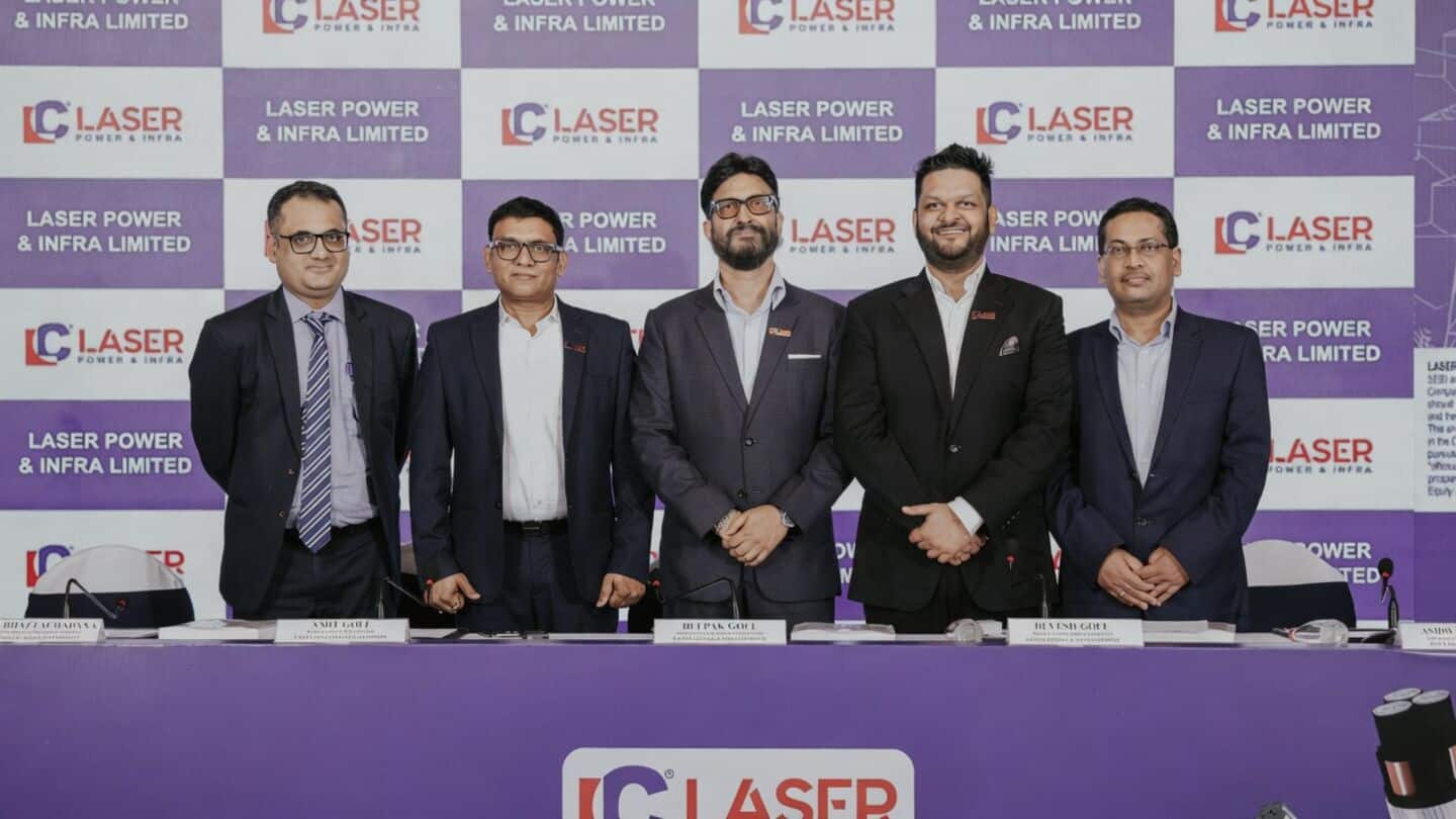 Laser Power & Infra sets IPO band ₹203-₹214, targets ₹3,000cr