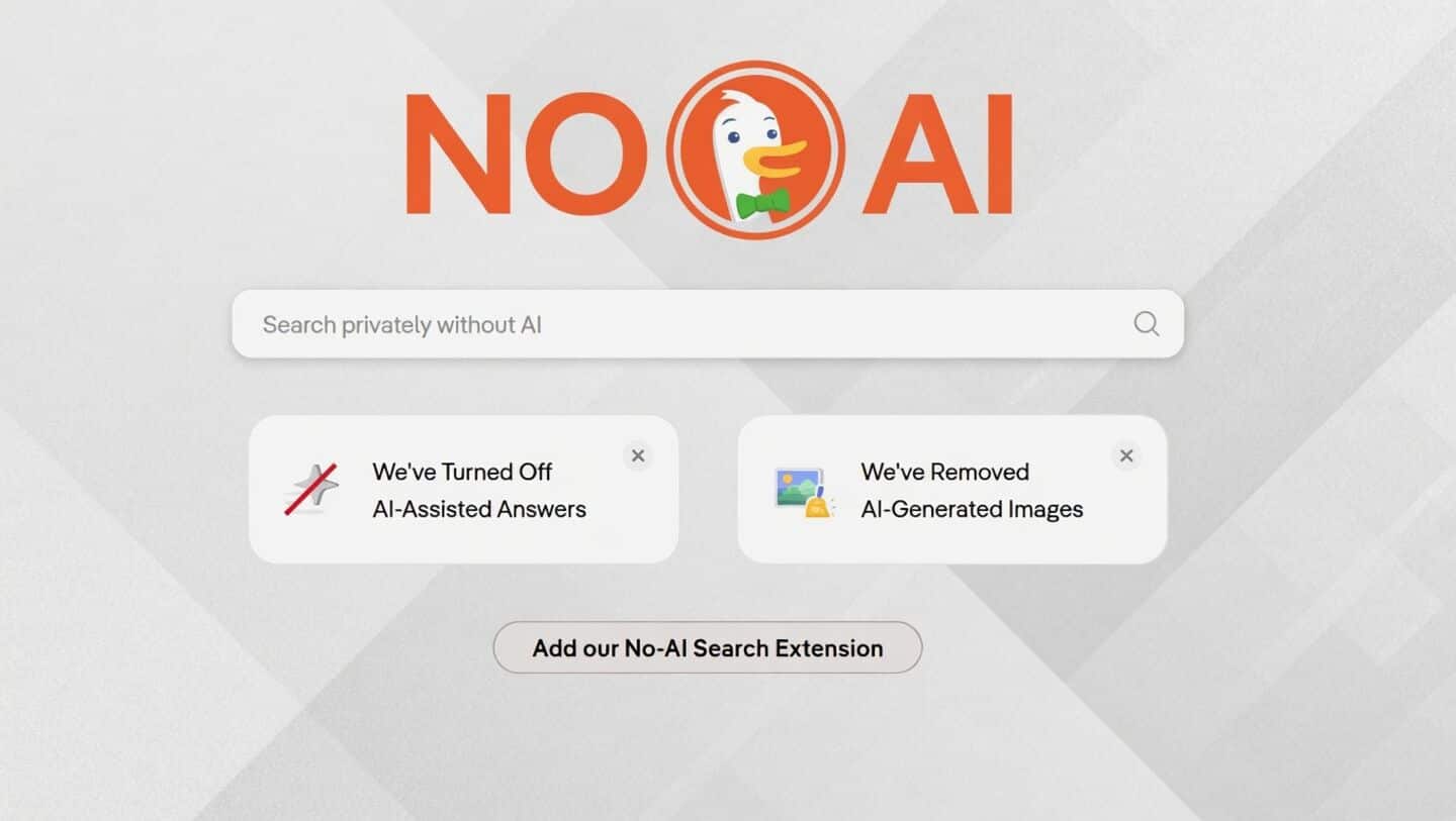 DuckDuckGo launches 'no-AI' extension after user complaints about Google AI