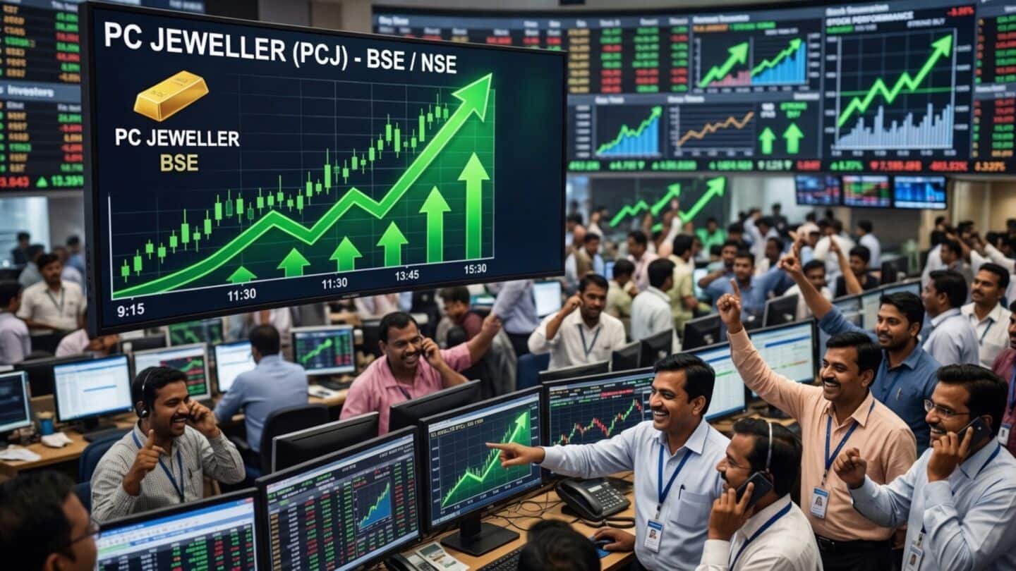 PC Jeweller shares jump 15% to ₹13.65 on BSE