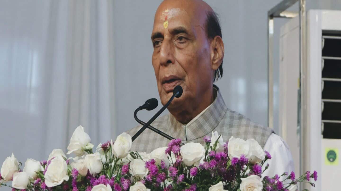 Rajnath Singh says defense manufacturing nearly quadrupled, exports near ₹39,000cr