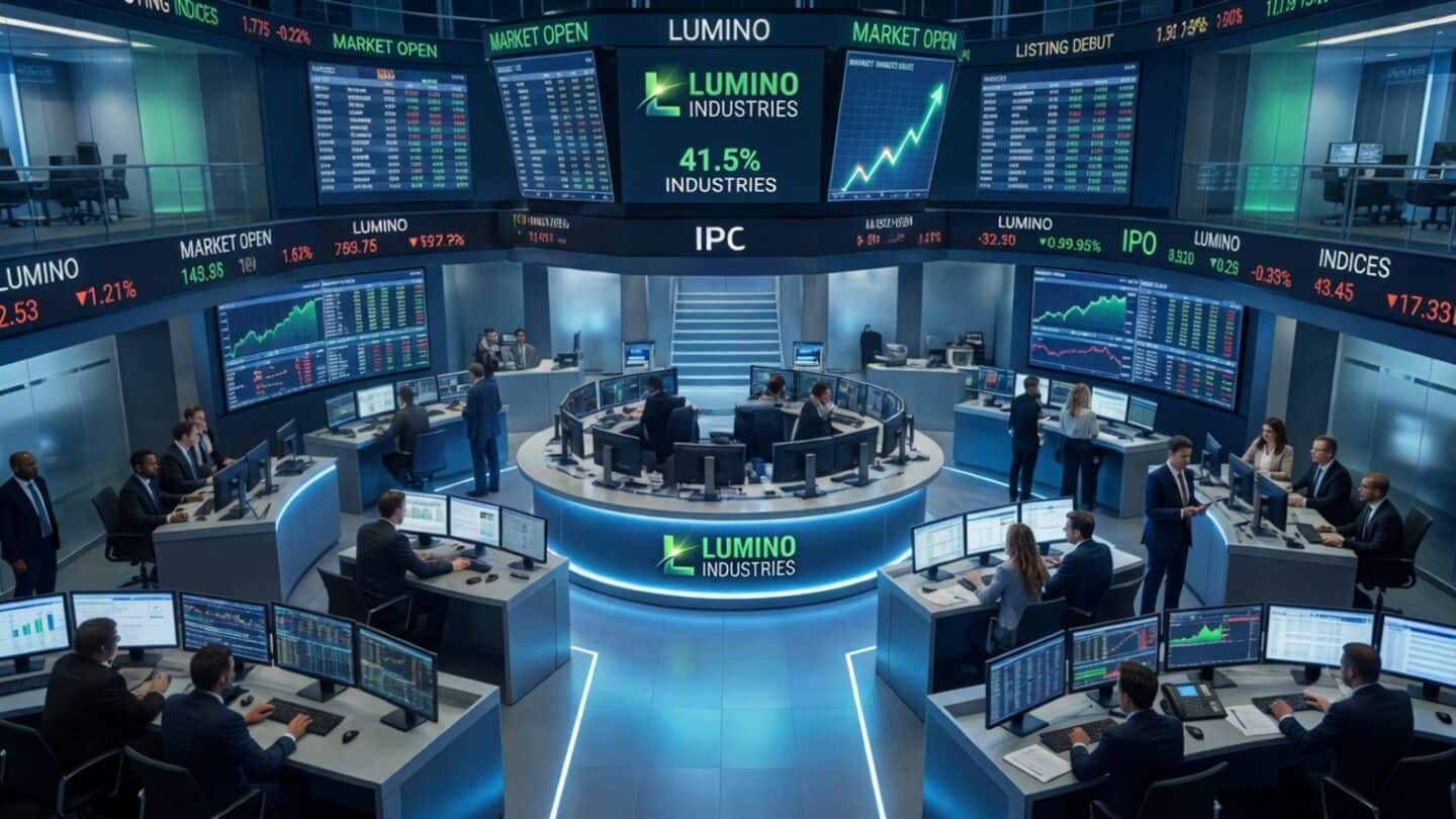 Lumino Industries shares jump 41.5% to ₹116.08 in BSE debut