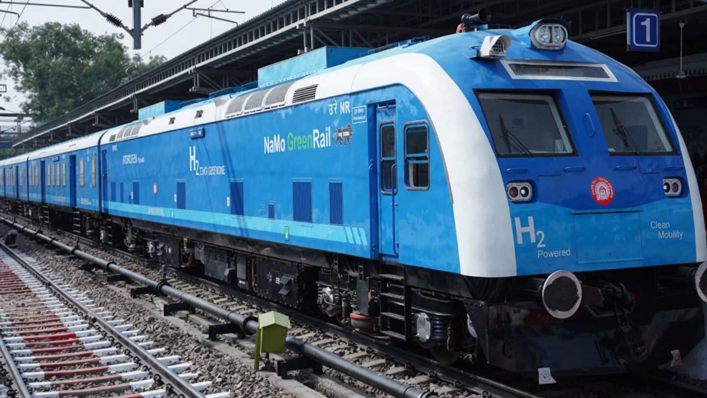 India's hydrogen train covered over 1,200km under Atmanirbhar Bharat