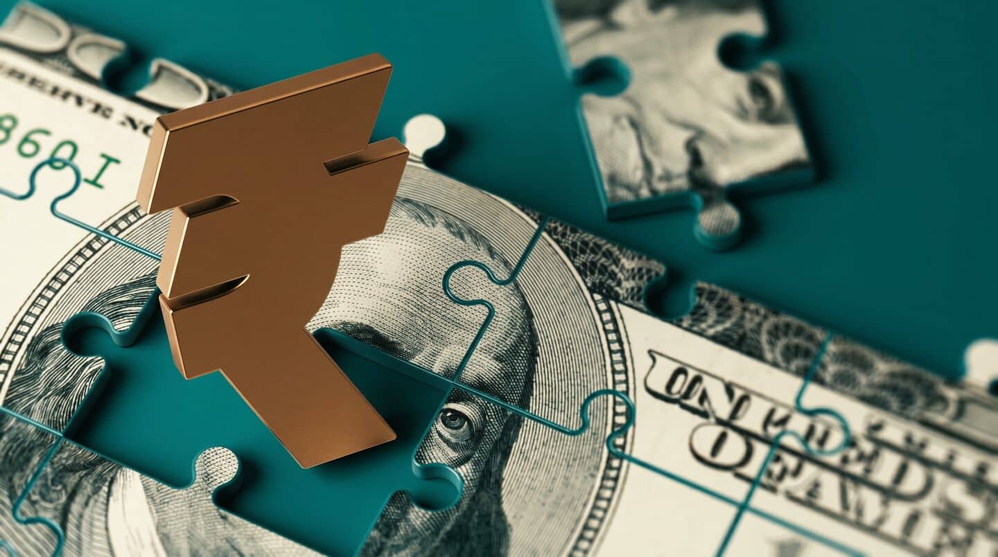 Indian rupee gains 46 paise to 95.23 against US dollar
