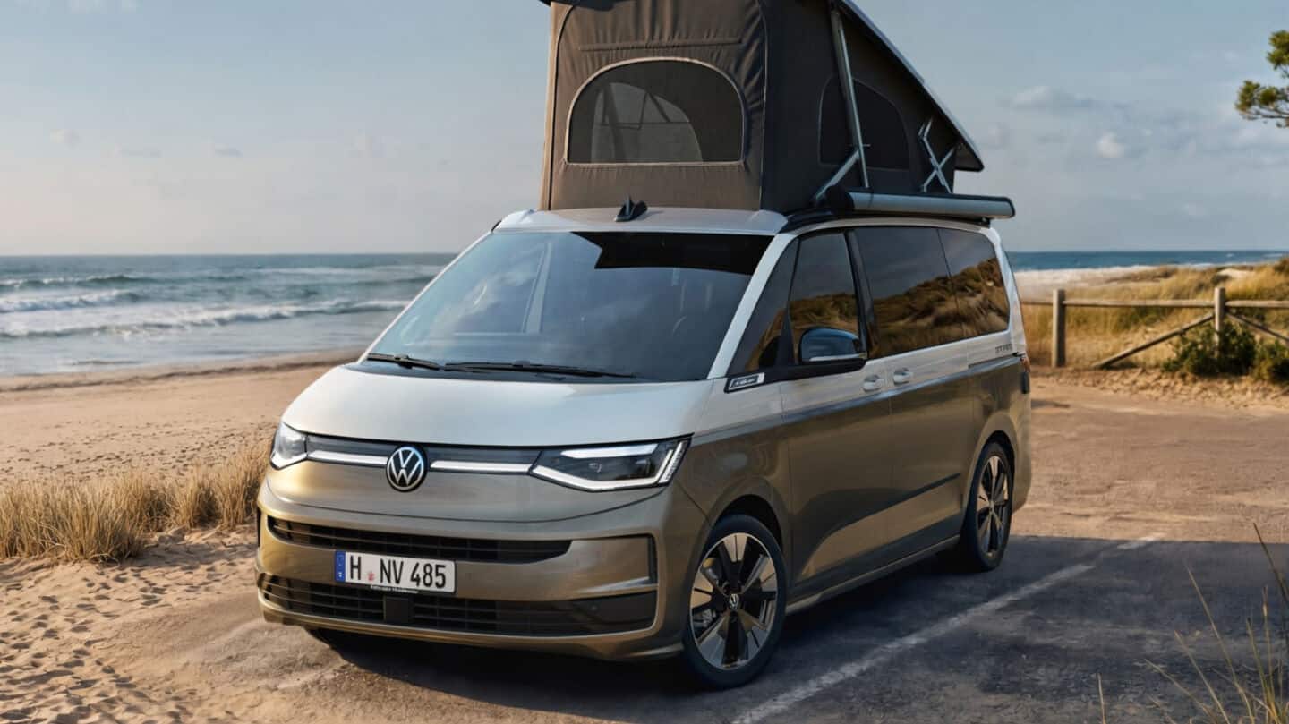 Volkswagen refreshes California camper vans with stationary 8-hour hybrid-powered AC