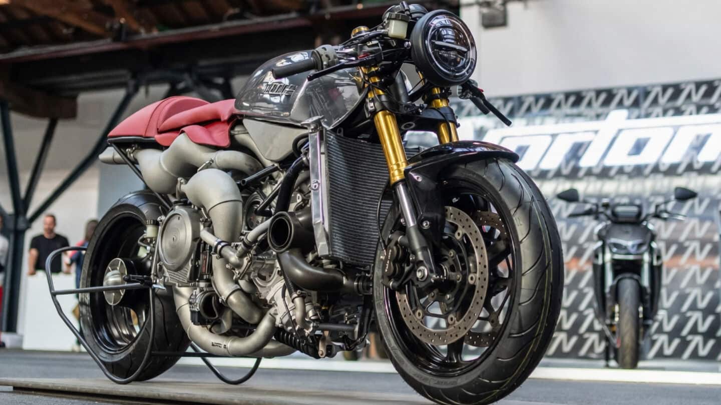 Veloce Motorcycles unveils 280hp 1,000cc 2-stroke Aperion in London