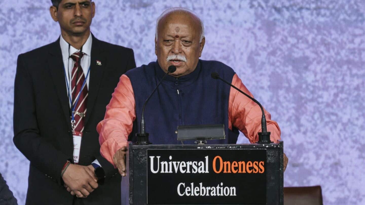 RSS chief Mohan Bhagwat's centennial tour draws UK protests