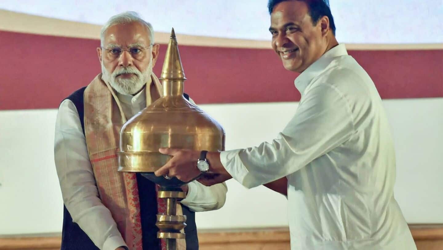 PM Modi lays foundation for Shillong-Silchar greenfield highway