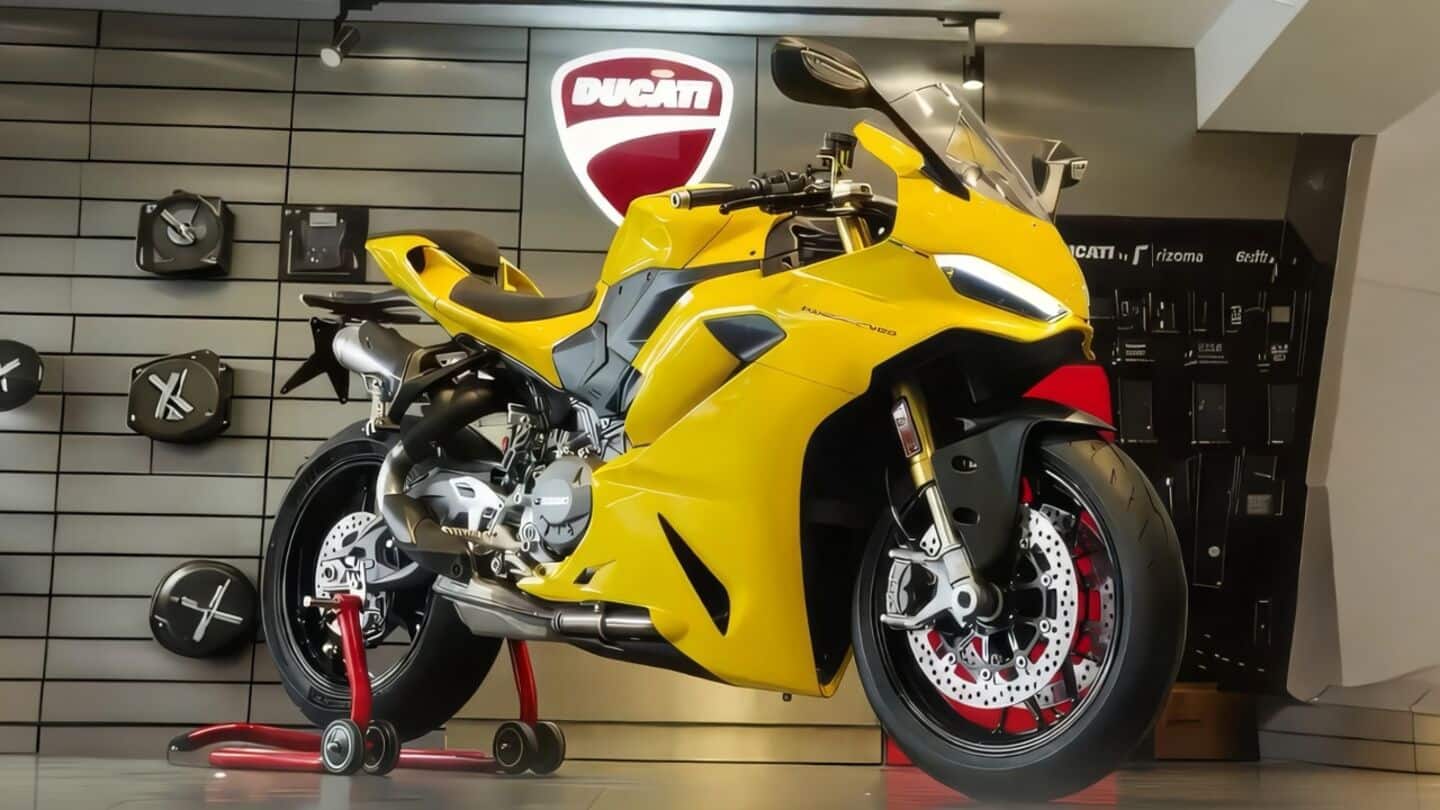 Ducati India unveils yellow Panigale V2 S, deliveries already started