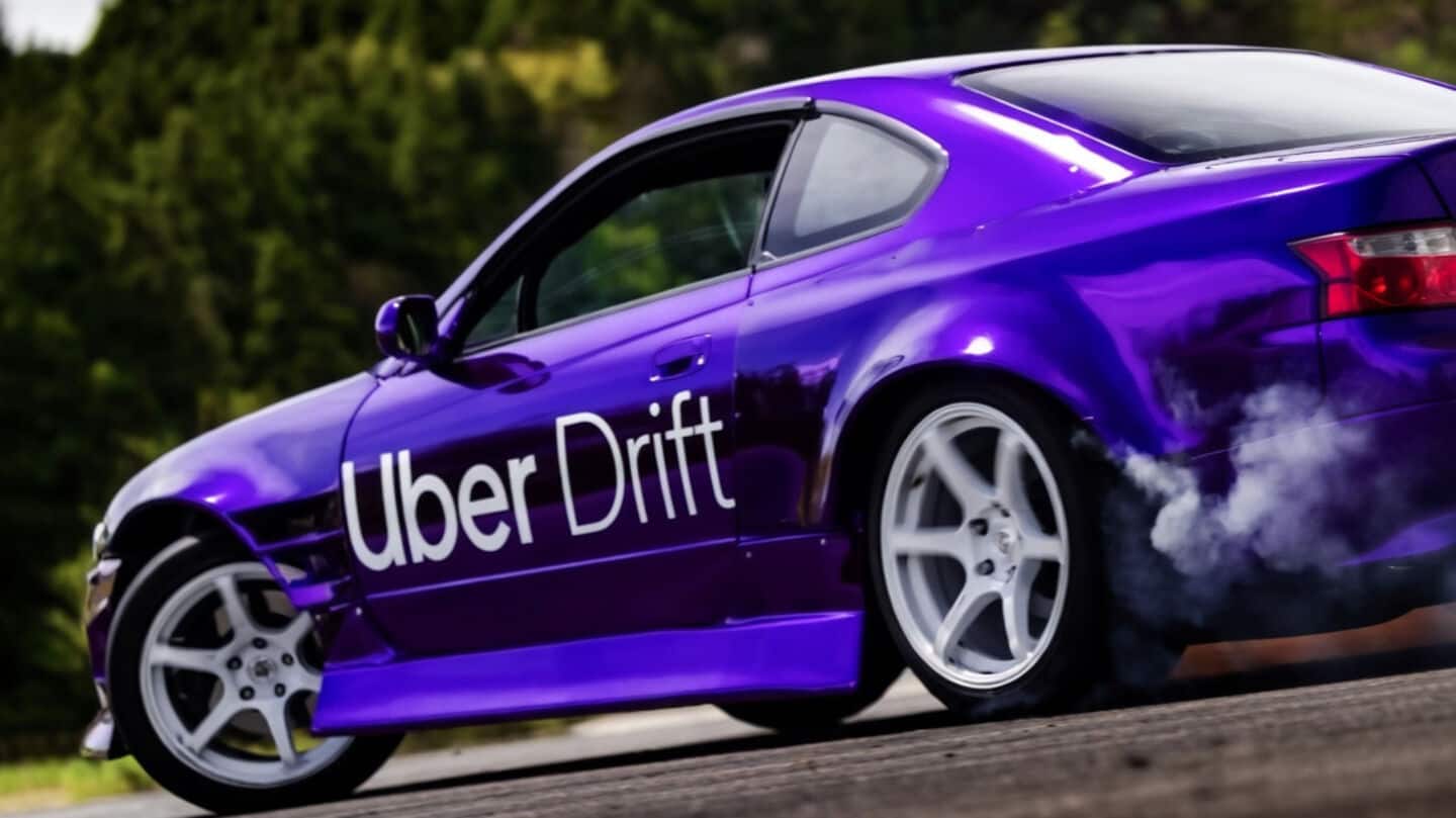 Uber launches 'Uber Drift' tandem drift bookings with pro drivers