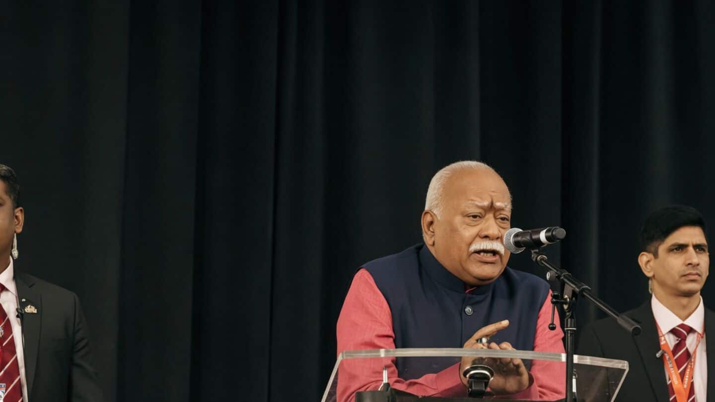 RSS chief Mohan Bhagwat: 'Bharat never refuses help' urges involvement