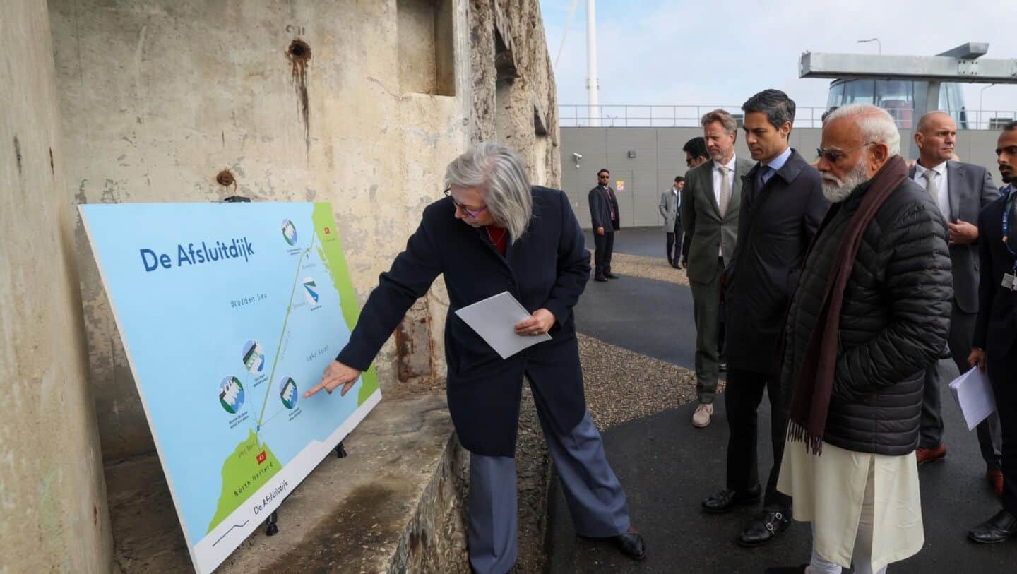 Prime Minister Narendra Modi lauds Afsluitdijk, seeks smart water tech