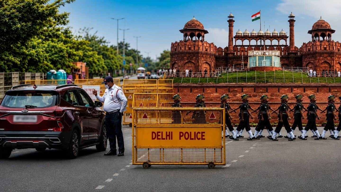 Delhi limits traffic near Red Fort for Independence Day