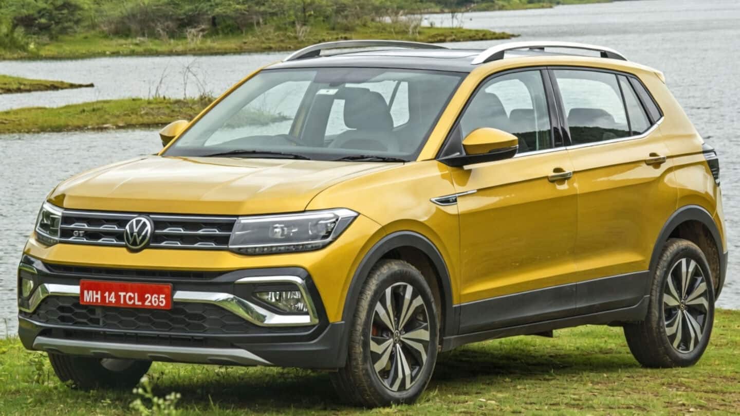 Volkswagen Taigun's refreshed version teased; to debut on April 9