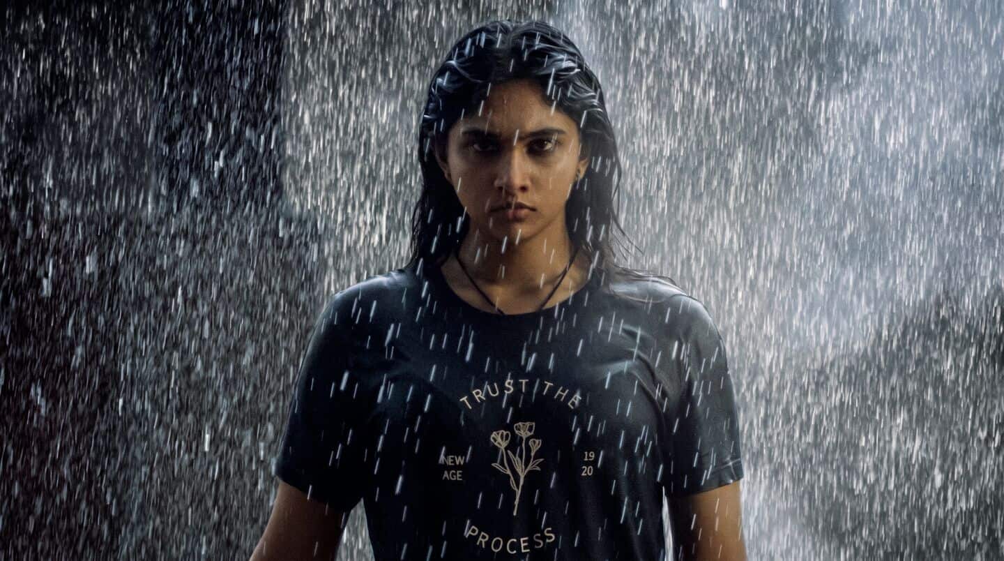 Raju launches Vijaykumar with 'Agadha' rain-soaked supernatural 1st look