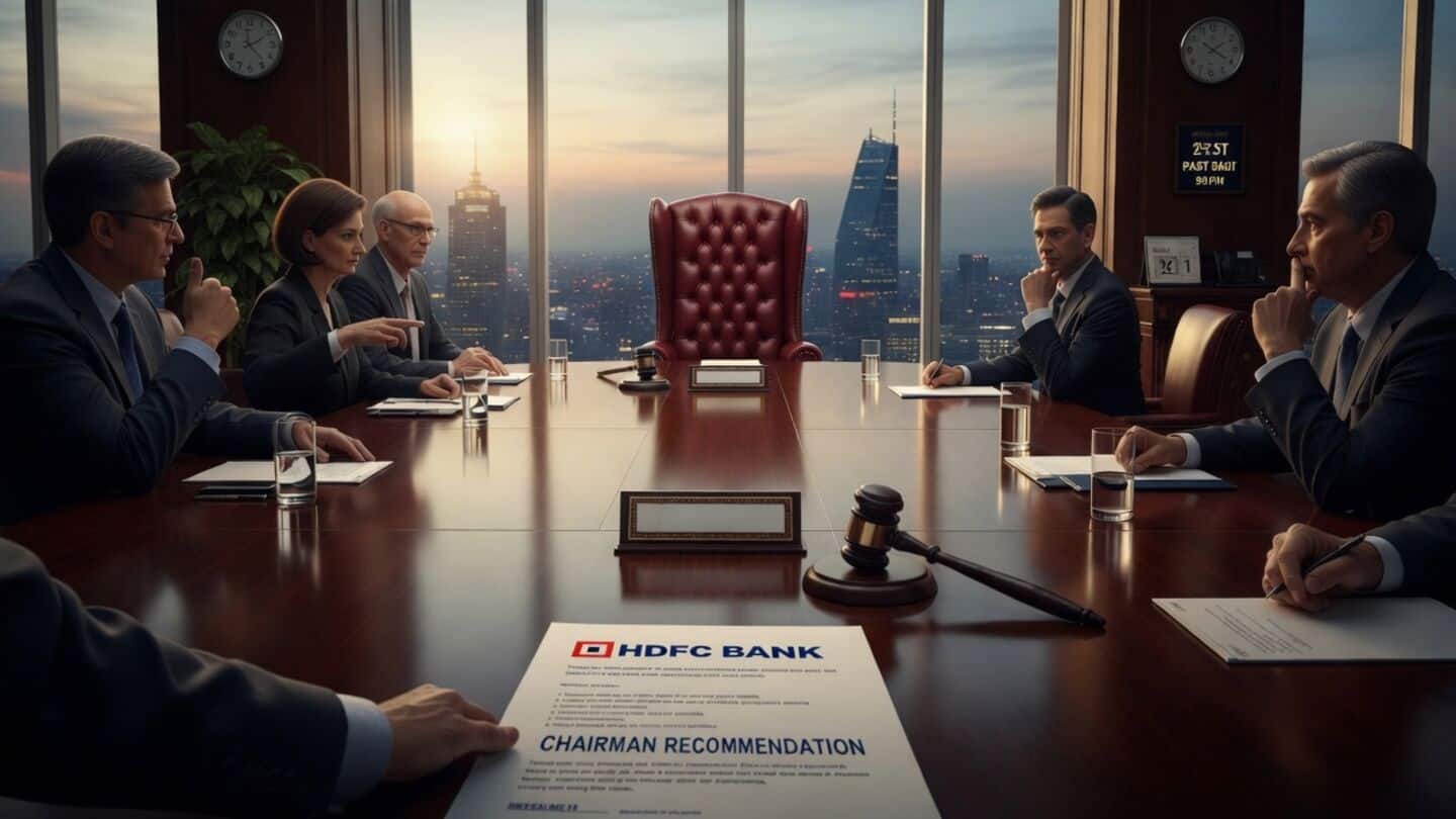 HDFC Bank to pick nonexecutive chairman by end of June
