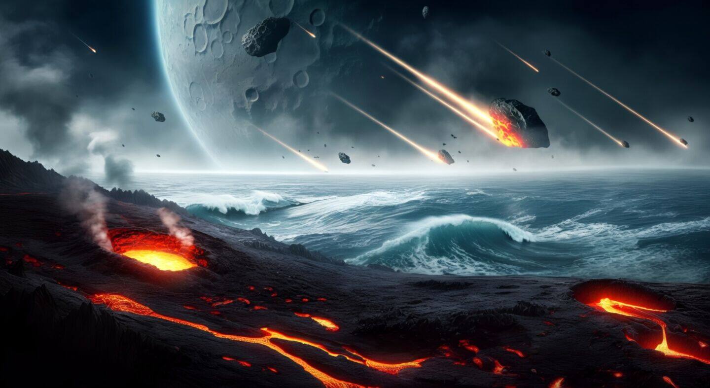 New study finds asteroid strikes sparked life on early Earth