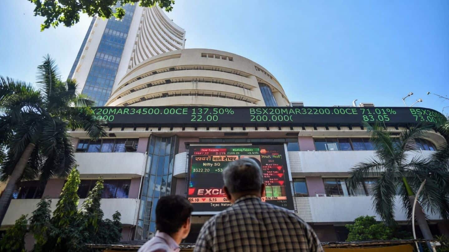 Sensex jumps 544.39 points, Nifty up 390.70 points adding ₹5L/cr