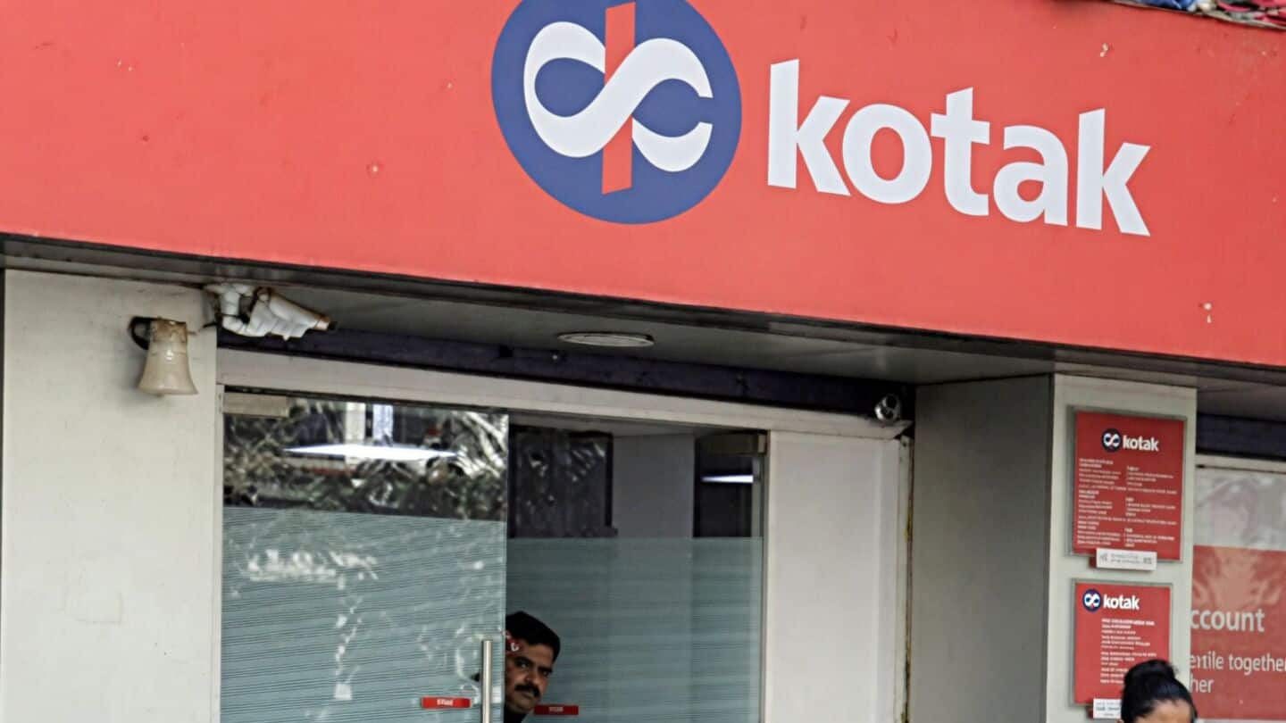 Kotak Mahindra Bank shares fall after Ashok Vaswani's exit announcement