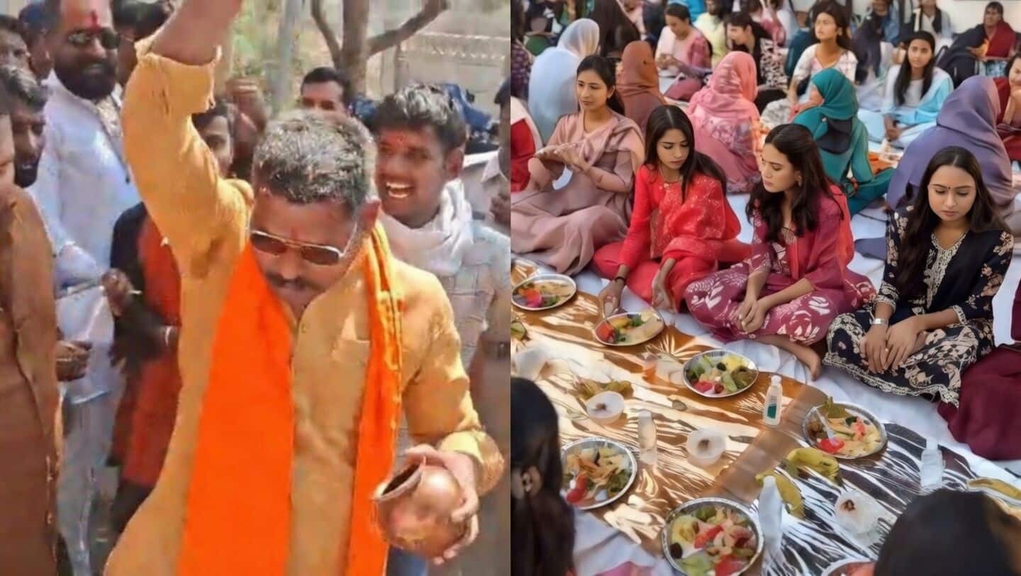 Bhopal college's Hindu girls at Muslim 'Iftar' celebration sparks row